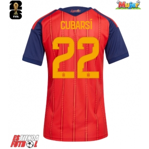 España Pau Cubarsi #22 Primera Equipación Mujer Mundial 2026 Manga Corta